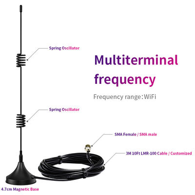 50 Ohm Input Impendence Magnetic Base 433Mhz Suction Antenna for Ham Radio V.S.W.R ≤2.0