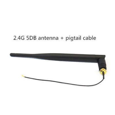 2.4GHz and 5.8GHz Dual Band Wi-Fi Antenna Rubber Duck Design with Customizable Connector