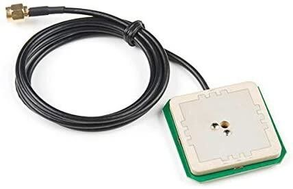 LNA Amplifier Active GPS Ceramic Patch Antenna 28dB High Gain with Filter 25*25*8mm R.H.C.P
