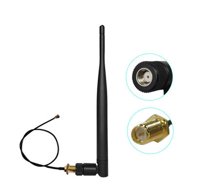 Omni Directional Wireless WAN Repeater 9dBi 2.4GHz 5GHz Dual Band WiFi Rubber Duck Antenna