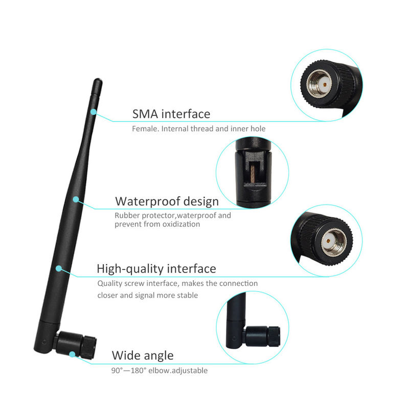 868MHz/915MHz WiFi Rubber Duck Car Router 12dBi ABS Antenna for Enhanced Connectivity