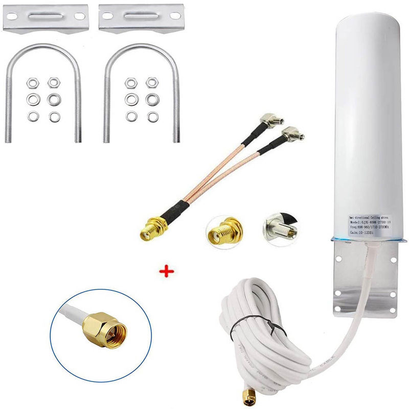 High Gain 4G LTE Mimo OmniAntenna for Outdoor Wireless Cellular Antenna 698-2700MHz
